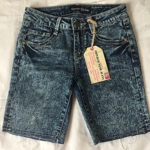 Imperial Star Girls Size 10 Denim Shorts NWT